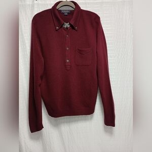 Brooks Brothers 100% Lambswool Pull Over Sweater. Men's L